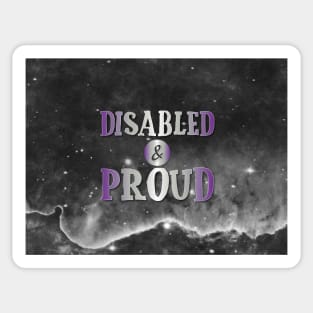 Disabled and Proud: Graysexual Sticker